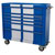 Sealey AP41206BWS Rollcab 6 Drawer Wide Retro Style - Blue with White Stripes