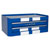 Sealey AP28102BWS Mid-Box 2 Drawer Retro Style - Blue with White Stripes