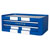 Sealey AP28102BWS Mid-Box 2 Drawer Retro Style - Blue with White Stripes