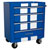 Sealey AP28204BWS Rollcab 4 Drawer Retro Style- Blue with White Stripes