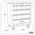 Sealey AP28204BWS Rollcab 4 Drawer Retro Style- Blue with White Stripes