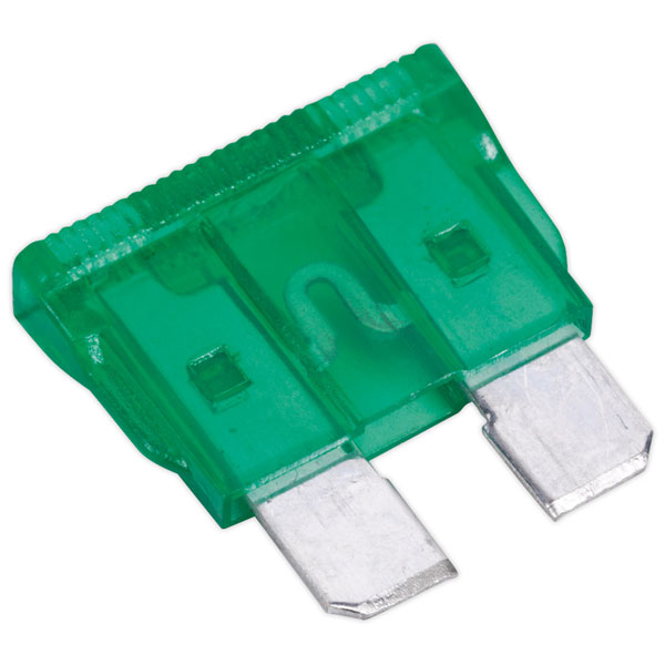 Sealey SBF3050 Automotive Standard Blade Fuse 30A Pack of 50 | Rapid Online