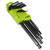 Siegen S01098 Ball-End Hex Key Set 9pc Long Imperial