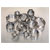 Sealey AB043SE O-Clip Single Ear Assortment 160pc Stainless Steel