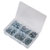 Sealey AB044DE O-Clip Double Ear Assortment 140pc Zinc Plated