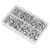 Sealey AB031FN Flange Nut Assortment 390pc M5-M12 Serrated DIN 6923 Metric