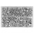 Sealey AB031FN Flange Nut Assortment 390pc M5-M12 Serrated DIN 6923 Metric
