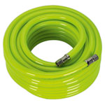 Sealey AHFC1538 Air Hose High Visibility 15mtr x Ø10mm with 1/4"BSP Unions