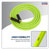 Sealey AHFC1538 Air Hose High Visibility 15mtr x Ø10mm with 1/4BSP Unions