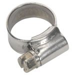 Sealey SHCSS000 Hose Clip Stainless Steel Ø10-16mm Pack of 10