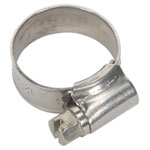 Sealey SHCSS00 Hose Clip Stainless Steel Ø12-22mm Pack of 10