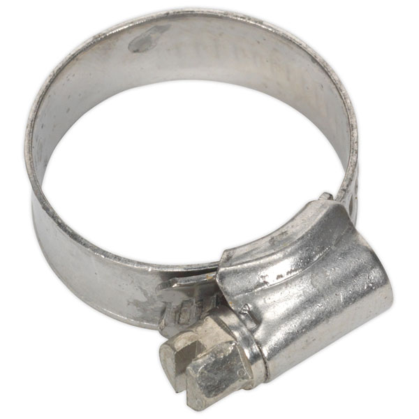Sealey Hose Clip Stainless Steel 16-27MM Pack of 10