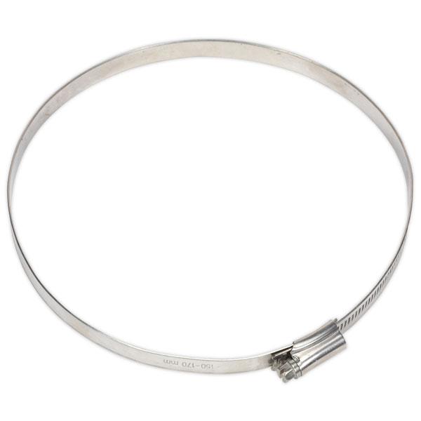 Sealey SHCSS7 Hose Clip Stainless Steel 150-170mm Pack of 5
