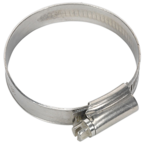 Sealey SHCSSM Hose Clip Stainless Steel 38-57mm Pack of 10
