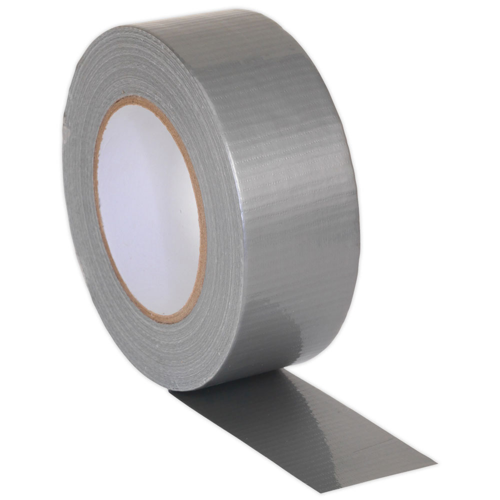 DUCK TAPE Duck Tape 222226 Duct Tape, 50m x 50mm, Silver, Gloss