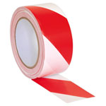 Sealey HWTRW Hazard Warning Tape 50mm x 33mtr Red/White