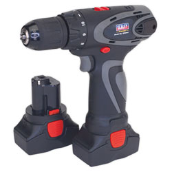 Sealey CP6004 Cordless Drill/Driver 14.4V 2Ah Li-ion 10mm 2-Speed Motor - 2 Bat