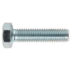 Sealey SS520 HT Setscrew M5 x 20mm 8.8 Zinc DIN 933 Pack of 50