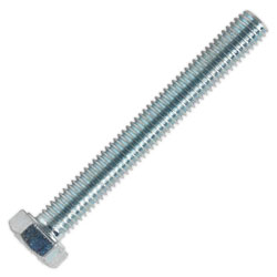 Sealey SS540 HT Setscrew M5 x 40mm 8.8 Zinc DIN 933 Pack of 50