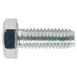 Sealey SS616 HT Setscrew M6 x 16mm 8.8 Zinc DIN 933 Pack of 50