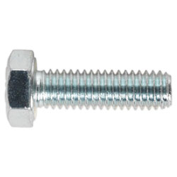 Sealey SS620 HT Setscrew M6 x 20mm 8.8 Zinc DIN 933 Pack of 50