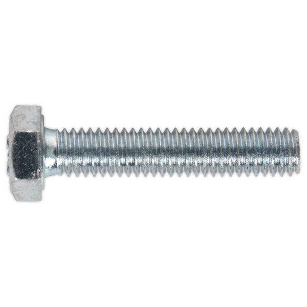 Sealey SS630 HT Setscrew M6 x 30mm 8.8 Zinc DIN 933 Pack of 50