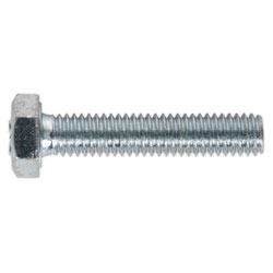 Sealey SS630 HT Setscrew M6 x 30mm 8.8 Zinc DIN 933 Pack of 50