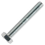 Sealey SS640 HT Setscrew M6 x 40mm 8.8 Zinc DIN 933 Pack of 50