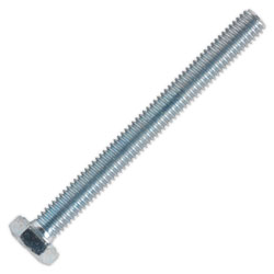 Sealey SS660 HT Setscrew M6 x 60mm 8.8 Zinc DIN 933 Pack of 50