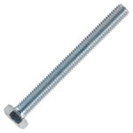 Sealey SS660 HT Setscrew M6 x 60mm 8.8 Zinc DIN 933 Pack of 50