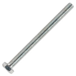 Sealey SS675 HT Setscrew M6 x 75mm 8.8 Zinc DIN 933 Pack of 50