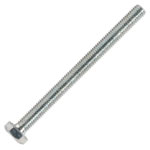 Sealey SS675 HT Setscrew M6 x 75mm 8.8 Zinc DIN 933 Pack of 50