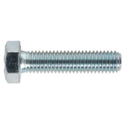 Sealey SS835 HT Setscrew M8 x 35mm 8.8 Zinc DIN 933 Pack of 50