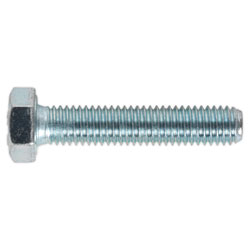 Sealey SS840 HT Setscrew M8 x 40mm 8.8 Zinc DIN 933 Pack of 50