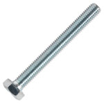 Sealey SS870 HT Setscrew M8 x 70mm 8.8 Zinc DIN 933 Pack of 25