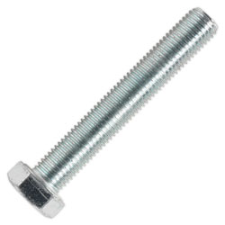 Sealey SS16100 HT Setscrew M16 x 100mm 8.8 Zinc DIN 933 Pack of 5