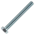 Sealey SS12100 HT Setscrew M12 x 100mm 8.8 Zinc DIN 933 Pack of 10