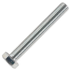 Sealey SS14100 HT Setscrew M14 x 100mm 8.8 Zinc DIN 933 Pack of 10