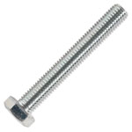 Sealey SS14100 HT Setscrew M14 x 100mm 8.8 Zinc DIN 933 Pack of 10