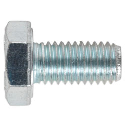 Sealey SS1020 HT Setscrew M10 x 20mm 8.8 Zinc DIN 933 Pack of 25