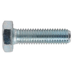 Sealey SS1035 HT Setscrew M10 x 35mm 8.8 Zinc DIN 933 Pack of 25