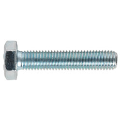 Sealey SS1050 HT Setscrew M10 x 50mm 8.8 Zinc DIN 933 Pack of 25