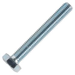 Sealey SS1070 HT Setscrew M10 x 70mm 8.8 Zinc DIN 933 Pack of 25