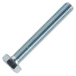 Sealey SS1070 HT Setscrew M10 x 70mm 8.8 Zinc DIN 933 Pack of 25