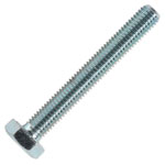 Sealey SS1075 HT Setscrew M10 x 75mm 8.8 Zinc DIN 933 Pack of 25