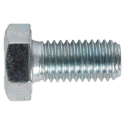 Sealey SS1225 HT Setscrew M12 x 25mm 8.8 Zinc DIN 933 Pack of 25