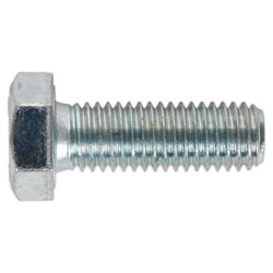 Sealey SS1235 HT Setscrew M12 x 35mm 8.8 Zinc DIN 933 Pack of 25