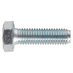 Sealey SS1240 HT Setscrew M12 x 40mm 8.8 Zinc DIN 933 Pack of 25