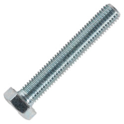 Sealey SS1275 HT Setscrew M12 x 75mm 8.8 Zinc DIN 933 Pack of 25