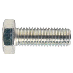 Sealey SS1440 HT Setscrew M14 x 40mm 8.8 Zinc DIN 933 Pack of 10